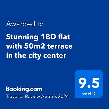 Stunning 1Bd Flat With 50M2 Terrace In The City Center Bükreş Dış mekan fotoğraf